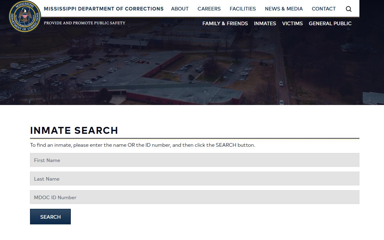 Lauderdale County arrest records and charges statewide lookup through the MDOC inmate search